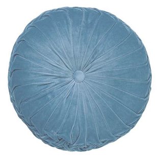 Dutch Decor sierkussen KAJA - Ø40 cm Provincial Blue