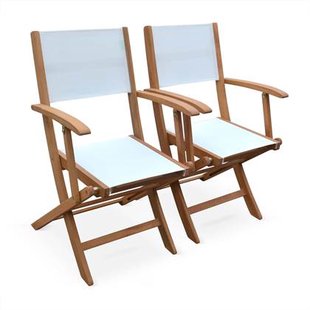 sweeek - Set van twee houten armstoelen sweeek - Set van twee houten armstoelen