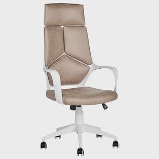 Beliani - DELIGHT - Bureaustoel - Zandbeige - Polyester Beliani - DELIGHT - Bureaustoel - Zandbeige - Polyester
