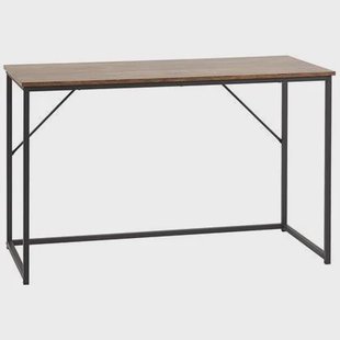 Beliani - PEMBRO - Bureau - Donkere houtkleur - Vezelplaat