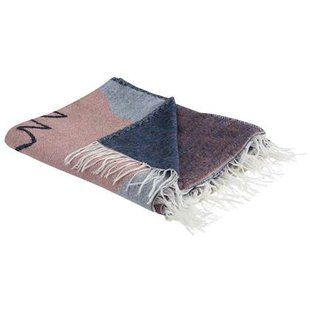 Beliani - BAIDI - Plaid - Lichtblauw - 130 x 170 cm - Polyester