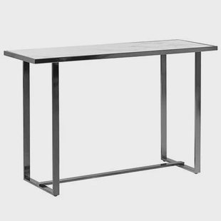 Beliani - PLANO - Consoletafel - Wit - Veiligheidsglas