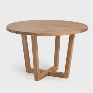 Kave Home - Ronde tafel Nahla van massief acaciahout met een