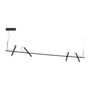 Pure Tutua LED hanglamp, 4-lamps, zwart