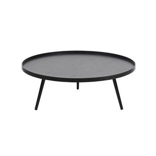 WOOOD Mesa Salontafel H 36 x Ø 100 cm - Zwart