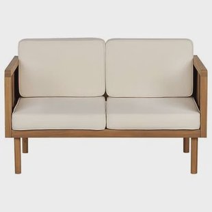 Beliani - BARATTI - Tuinbank - Lichte houtkleur - Acaciahout