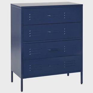 Beliani - ENAGO - Commode - Marineblauw - Staal
