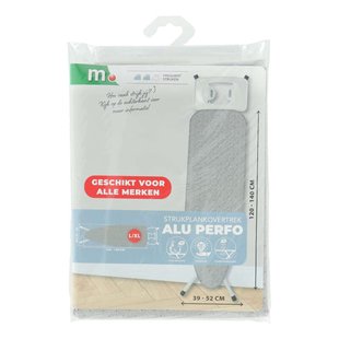 Strijkplankhoes Alu Perfo Maat 120-140Cm L-XL