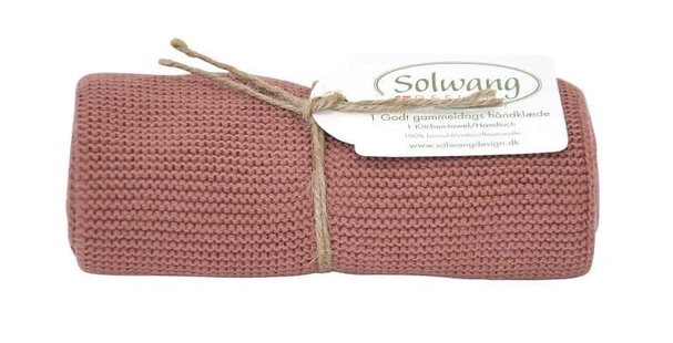 Solwang Design - keukendoek - perzik roze