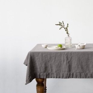 Linen Tales - linnen tafelkleed - Ash - 300 x 140 cm
