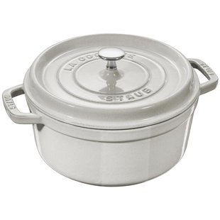 Staub - stoofpan gietijzer - truffel - 24 cm