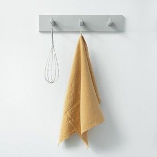 Linen Tales - linnen theedoek - mustard - 45 x 65 cm.