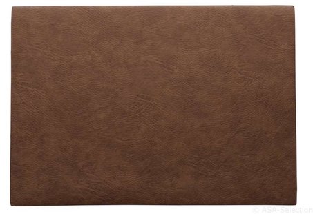Asa - placemat lederlook - cognac