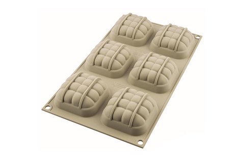 Silikomart - siliconen bakvorm Mini Eleganza - 6 stuks