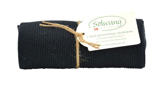 Solwang - keukendoek - zwart