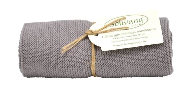 Solwang Design - keukendoek - warm grijs