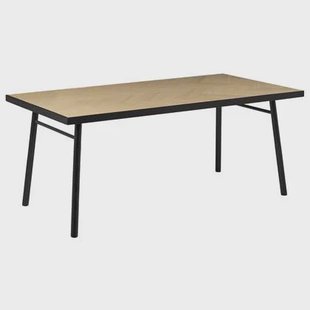 Beliani - IVORIE - Eettafel - Lichte houtkleur - 180 x 90 cm - MDF