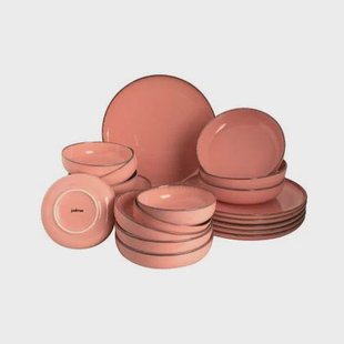 Palmer Serviesset Antigo Porselein 6-persoons 24-delig Roze