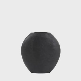 Light & Living Light&living Vaas deco 39x11x40 cm SKELD zwart Light & Living Light&living Vaas deco 39x11x40 cm SKELD zwart