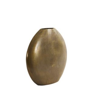 Light&living Vaas deco 42x7x42 cm POSITANO ovaal plat antiek brons Light&living Vaas deco 42x7x42 cm POSITANO ovaal plat antiek brons
