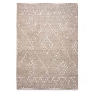 Boho&me Berber vloerkleed Beni Ouarain Sufian - lichtgrijs|crème -