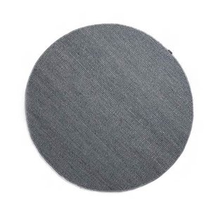 Nordic Weavers Rond wollen vloerkleed Lett - staalblauw - 160 cm