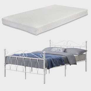 Bed Abbie inclusief matras 140 x 200 cm | PremiumXL
