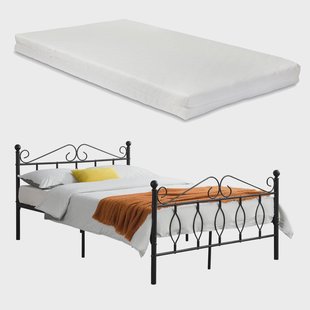 Bed Abbie inclusief matras 140 x 200 cm | PremiumXL