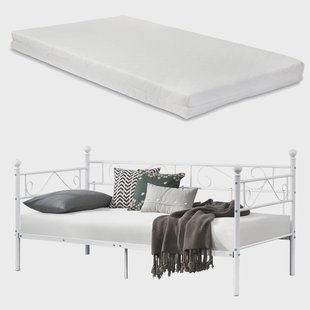 Bedframe Granada inclusief matras 90 x 200 cm | PremiumXL