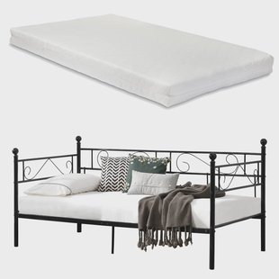 Bedframe Granada inclusief matras 90 x 200 cm | PremiumXL
