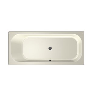 Xenz Aruba Ligbad - 170x75x48 - afvoer Midden - acryl - pergamon 6801-02