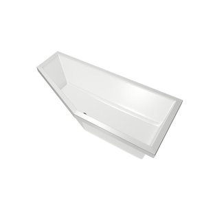 Xenz Society Hoekbad - 170x75x48 - afvoer Midden - Rechts - Compact - acryl - wit 6926-01