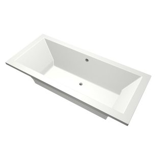 Xenz Society Duobad - 200x90x53 - afvoer Midden - acryl - wit mat 6886-03 Xenz Society Duobad - 200x90x53 - afvoer Midden - acryl - wit mat 6886-03