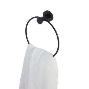 Geesa Nemox Handdoekring Zwart 916504-06