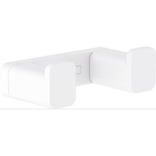 Hansgrohe Addstoris handdoekhaak dubbel mat wit 41755700