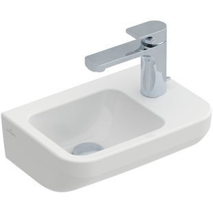 Villeroy & Boch Architectura fontein met kraangat rechts zonder overloop 36x26cm - wit 43733701