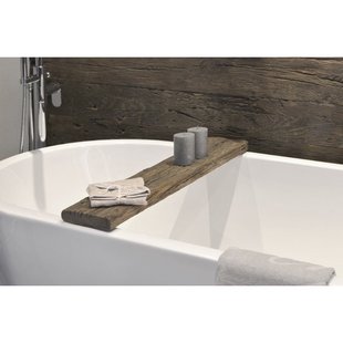 Looox Wood collection bath shelf raw ca 88x16x4cm massief eiken wbshraw88