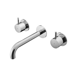 Hotbath Cobber inbouw wastafelkraan verouderd ijzer CB005TEXT18AI / HBCB005T