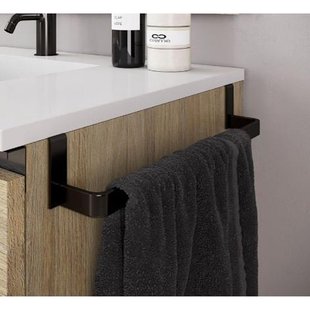 Adema Chaci handdoekrek - universeel - mat zwart 088960