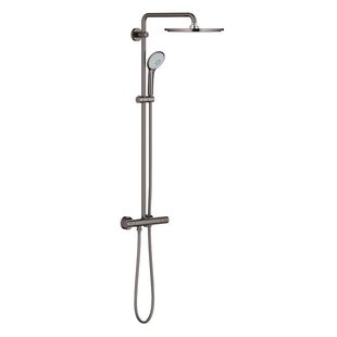 GROHE Euphoria XXL Regendoucheset Opbouw - hoofddouche 31cm - handdouche rond - graphite 26075a00