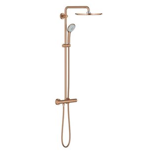 GROHE Euphoria XXL Regendoucheset Opbouw - hoofddouche 31cm - handdouche rond - brushed warm sunset 26075dl0