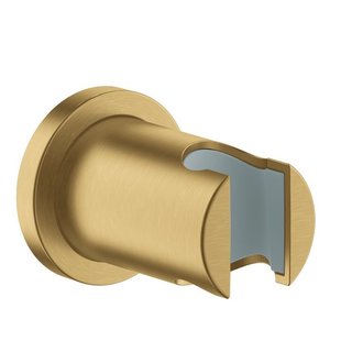 GROHE Rainshower Handdouchehouder - niet verstelbaar - ronde rozet - brushed cool sunrise 27074gn0 GROHE Rainshower Handdouchehouder - niet verstelbaar - ronde rozet - brushed cool sunrise 27074gn0