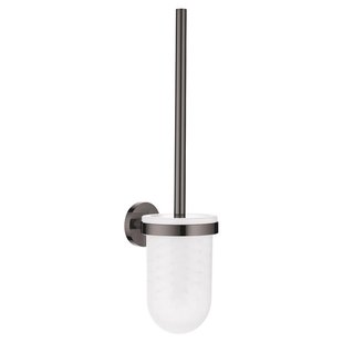 GROHE Essentials Toiletborstelhouder - wandmontage - rond - open - hard graphite 40374a01