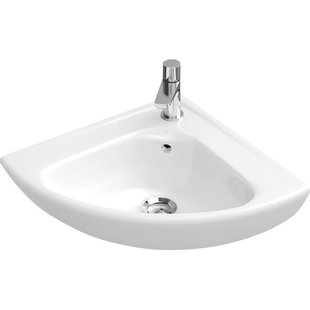 Villeroy & Boch Omnia Compact hoekfontein 55x45cm - wit 73274001