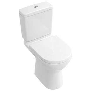 Villeroy & Boch O.novo combipack - duobloccombinatie met quickrelease en softclose zitting - ceramic wit alphin 5661w301