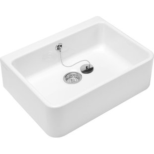 Villeroy & Boch O&apos;novo gootsteen met overloop 60x50x20cm - wit 63220001