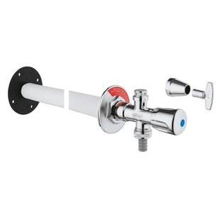 GROHE Eggemann vorstvrije gevelkraan 1/2 verstelbaar 17 50cm chroom 41208000