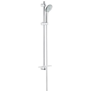 GROHE Euphoria 110 Massage Glijstangset - 90cm - ronde handdouche - 3 straalsoorten - gladde doucheslang - met zeepschaal - chroom 27226001