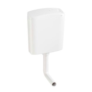 Wisa 336 laaghangend reservoir dualflux 3/6liter wit 8050430701