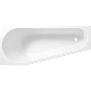 Wisa Avellino bad acryl afgeschuind 160x70x40cm links wit 5050400679 Wisa Avellino bad acryl afgeschuind 160x70x40cm links wit 5050400679